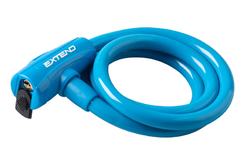 Zámek na jízdní kolo Extend COMPANION 12*1200 mm, sky blue