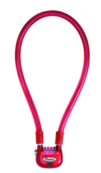 Kabelový zámek s LED 60 cm x 12 mm MASTER LOCK 8213, kombinační