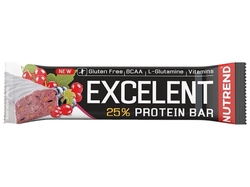 Tyčinka Nutrend Excelent černý rybíz+brusinka 40g