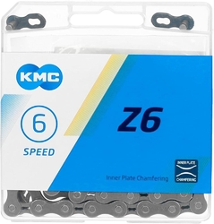 Řetěz KMC Z-6 šedý BOX