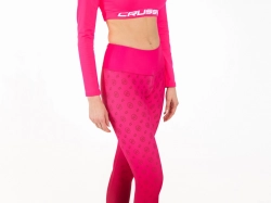 Crussis Legíny s vysokým pasem dámské PINK OMBRE