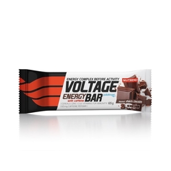 Tyčinka Nutrend Voltage with caffeine hořká čokoláda 65g
