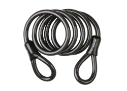 Zámek-lanko FORCE samostatné , 150cm/12mm, černé