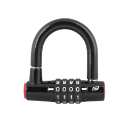 Zámek FORCE MINI podkova 9cm x 8,7cm Fe, černý