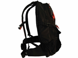 Batoh HAVEN RIDE-KI 22l black/red - bez chrániče páteře