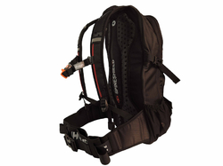 Batoh HAVEN RIDE-KI 22l black/red - bez chrániče páteře