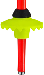 Sjezdové dětská hole LEKI Racing Kids luorescent red-black-neonyellow