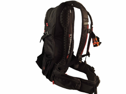 Batoh HAVEN RIDE-KI 22l black/red - bez chrániče páteře