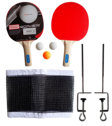 Pálky na stolní tenis sada 2ks+míčky