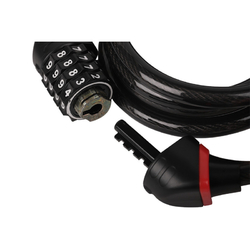 Zefal zámek C6 code spirálový 1800/12mm kódový