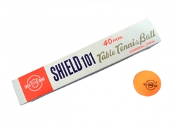 Míčky na stolní tenis Shield 40mm bezešvé 6ks