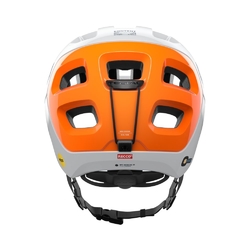 Cyklistická helma POC Tectal Race MIPS NFC Hydrogen White/Fluorescent Orange AVIP