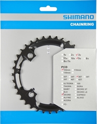 SHIMANO převodník FC-M590 36 zubů černý