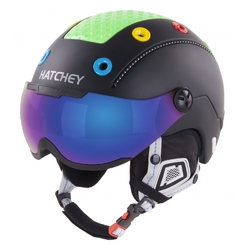 Lyžařská helma HATCHEY Rival Visor Junior black