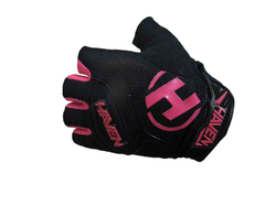 Krátkoprsté rukavice HAVEN DEMO KID SHORT black/pink