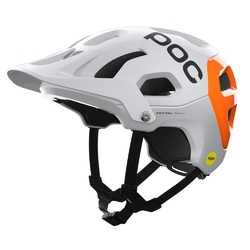 Cyklistická helma POC Tectal Race MIPS NFC Hydrogen White/Fluorescent Orange AVIP