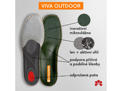 PEDAG VIVA OUTDOOR ORTOPEDICKÁ VLOŽKA