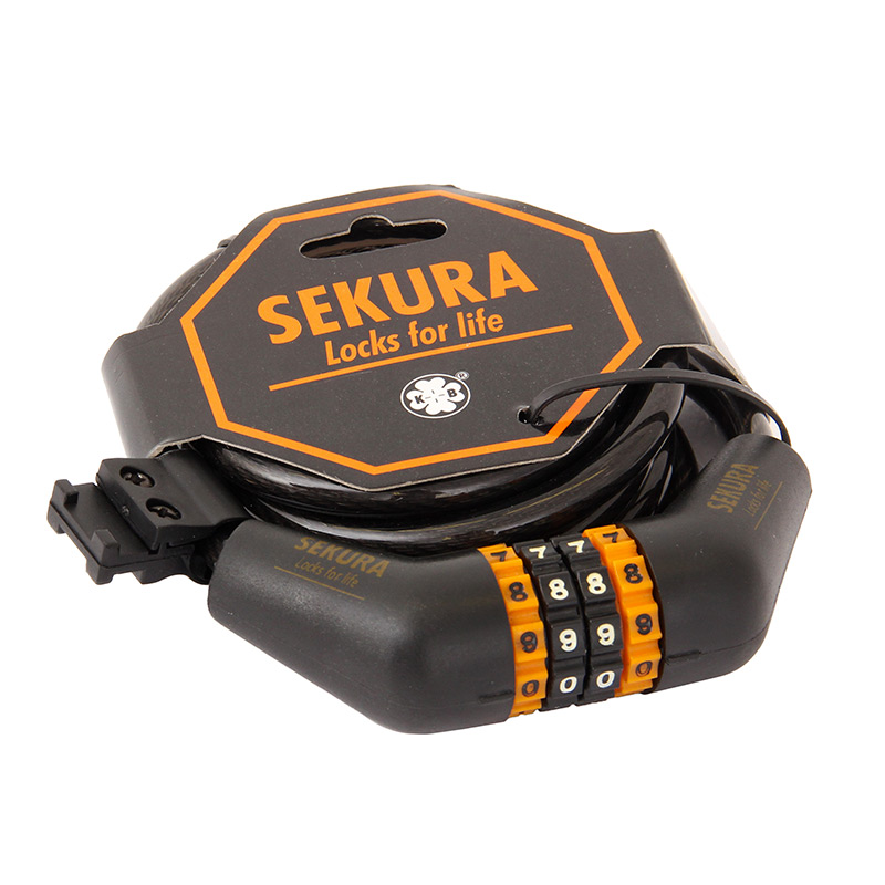 Zámek kódový 1850/10 spirála Sekura KB 205