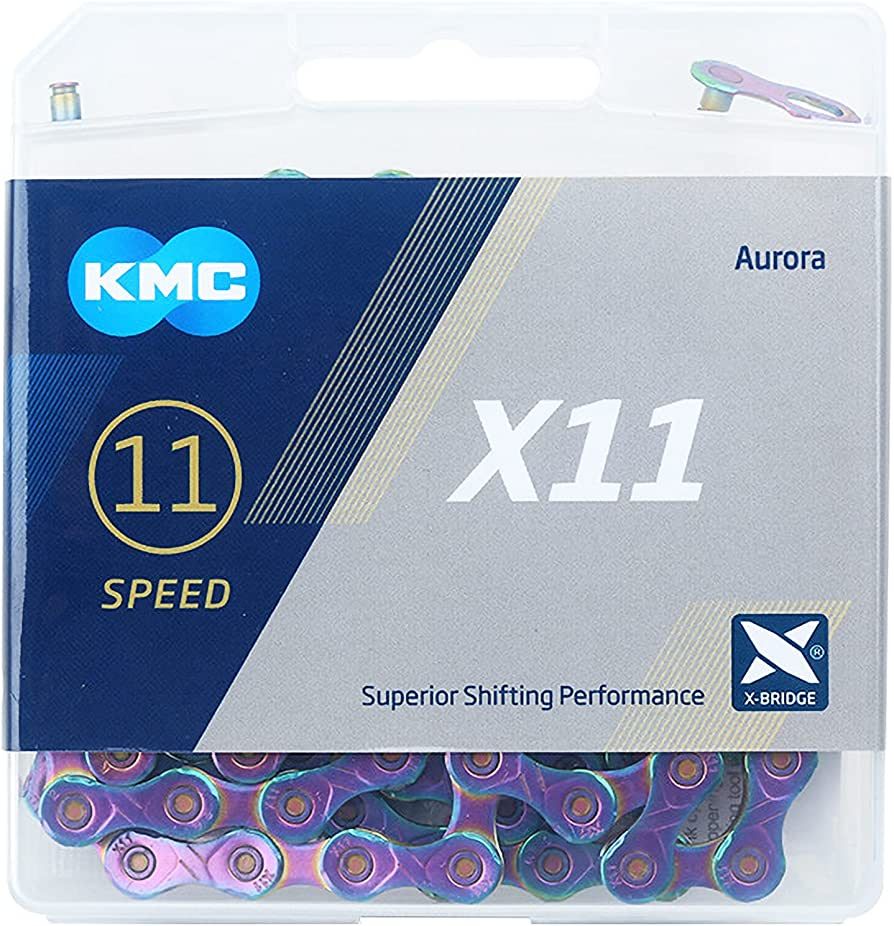 Řetěz KMC X11 AURORA MODRÝ BOX