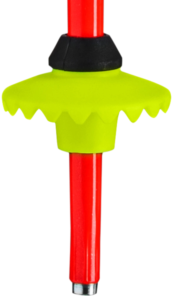 Sjezdové dětská hole LEKI Racing Kids luorescent red-black-neonyellow