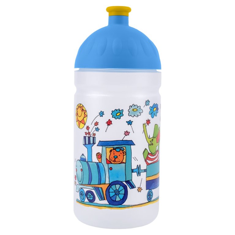 Zdravá lahev 500ml Vláček se zvířátky