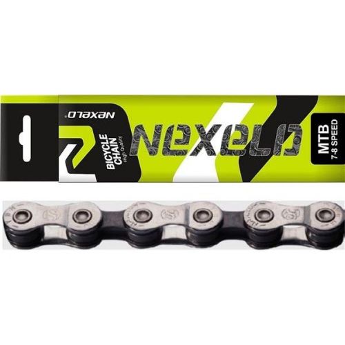 ŘETĚZ NEXELO 7-8 RYCHLOSTÍ STŘ/HNĚDÝ BOX