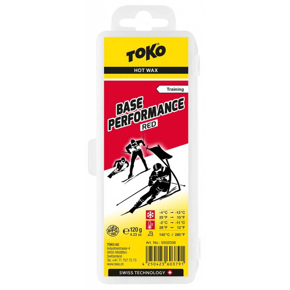 TOKO Base Performance Hot Wax Yellow 120g - kopie