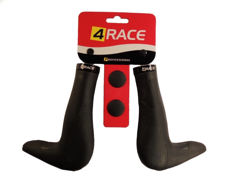 Gripy + rohy 4RACE černé