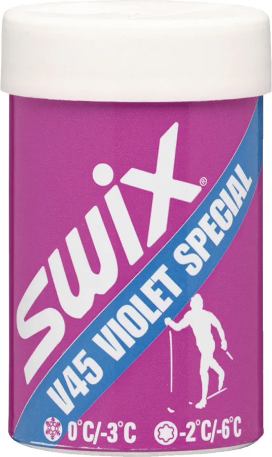 Odrazový vosk Swix V45 Violet Special Hardwax -3°C to 0°C, 43g