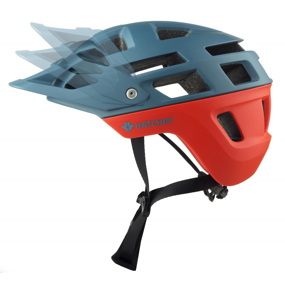 Cyklistická helma Hatchey Riot steel blue