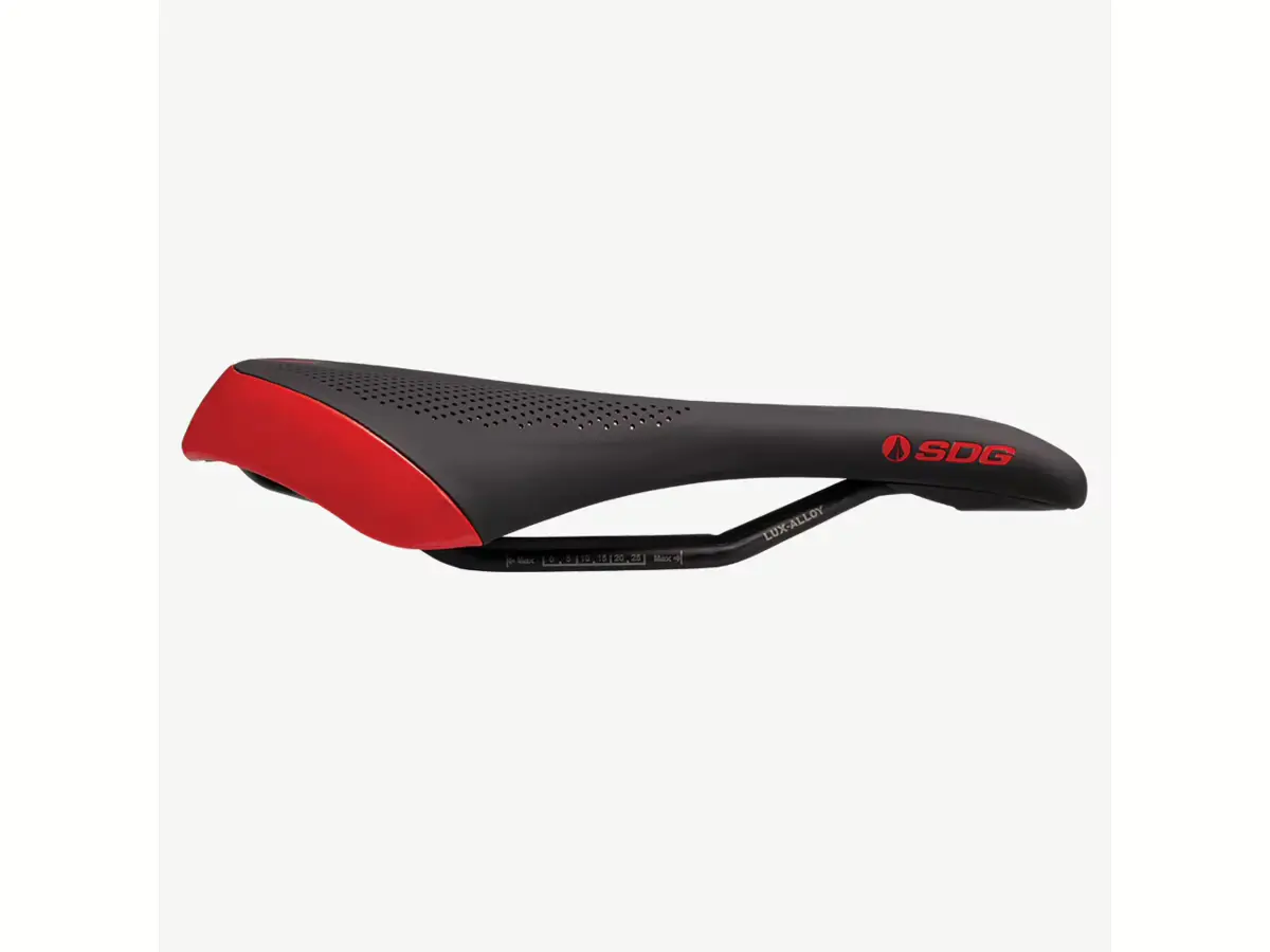 Sedlo SDG Allure V2 Lux-Alloy - Černá/Červená