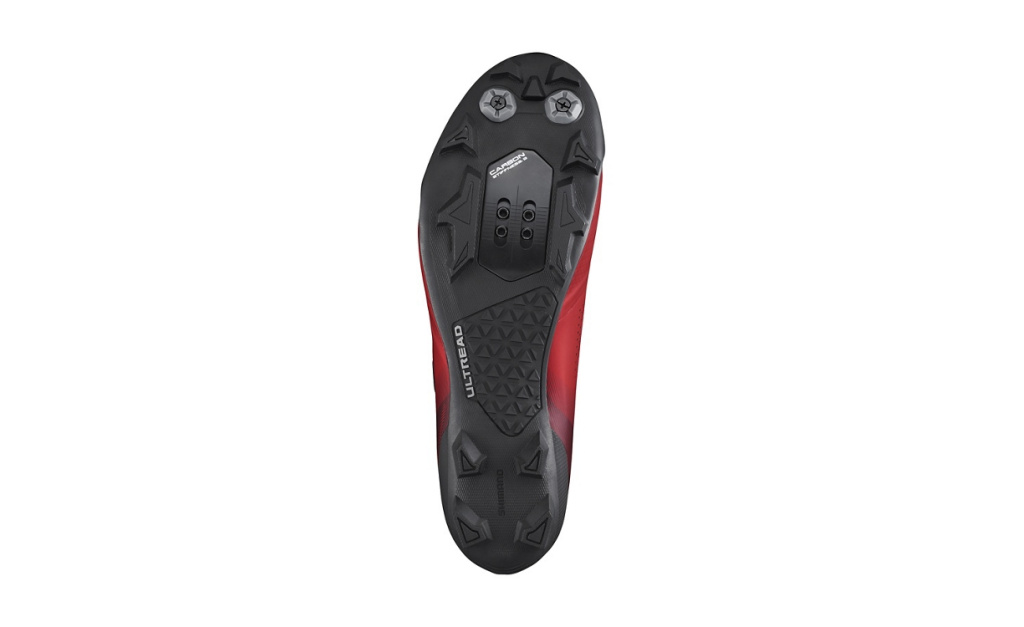 Tretry SHIMANO MTB SH-XC702 červená
