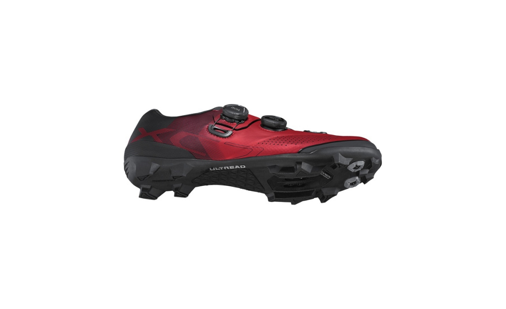 Tretry SHIMANO MTB SH-XC702 červená